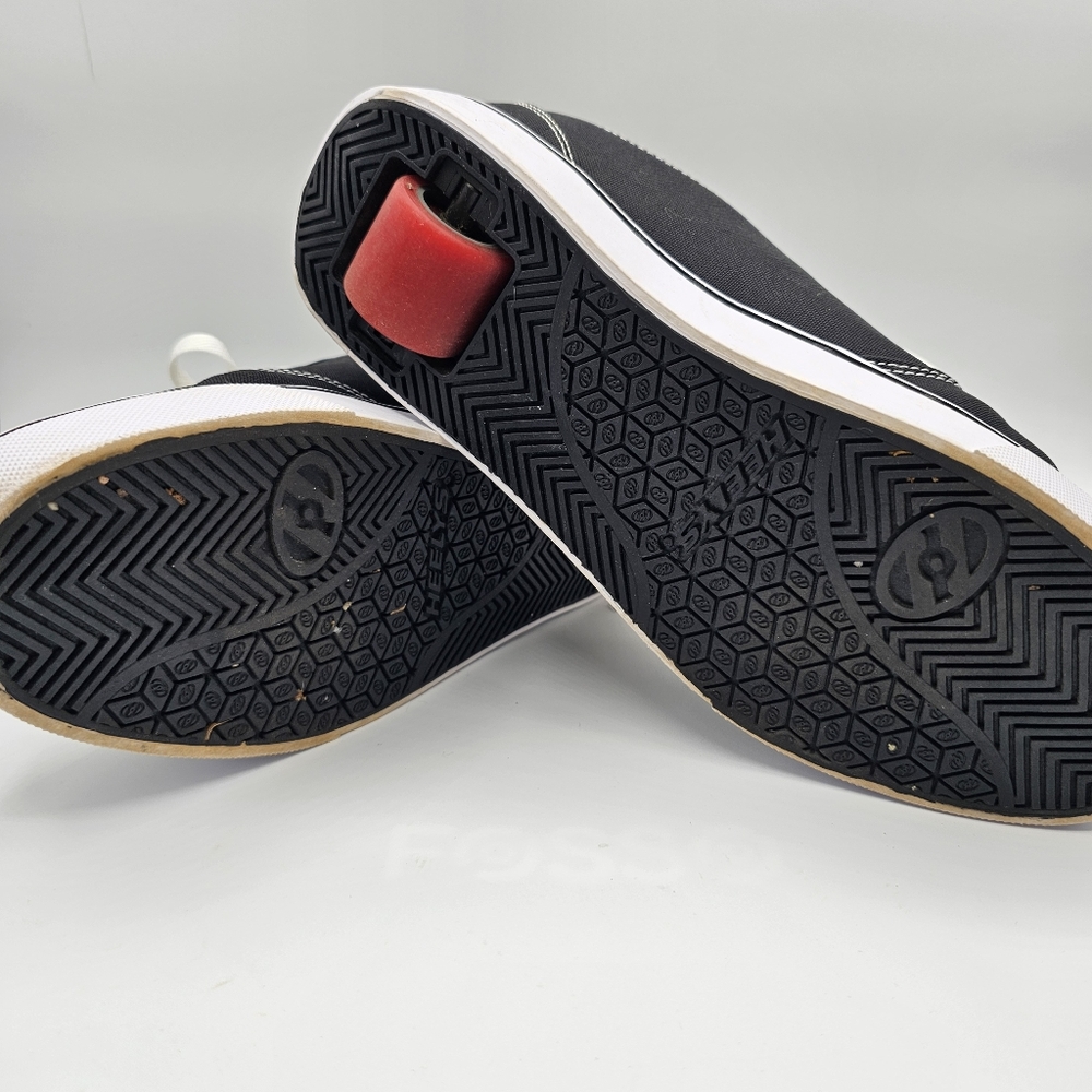 Heelys Mens Pro 20 Skate Roller shoes Sneakers Black Red Canvas Low Top Size 10 - Picture 9 of 9